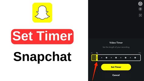 This will allow you to specify the time you want the user to see your Snap. . How to put timer on snapchat